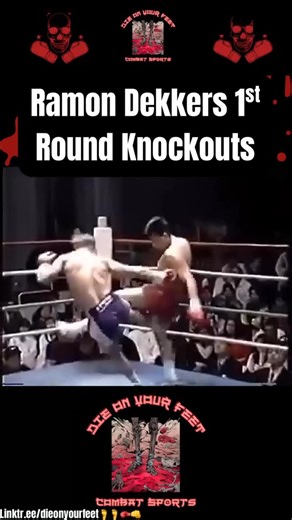 Die On Your Feet Boxing And Combat Sports on Instagram: "Ramon Dekkers 1st Round Knockouts Follow @die_on_your_feet for the best 🥊👊🤼‍♀🥋Combat Sports #mma #ufc #mmafighter #ufcfighter #ufcfightnight #mmatraining #mmafights #mmaworld #mixedmartialarts #combatsports #martialarts #fightclub #fightlife #fighting #fighters #fightnight #fight #fights #mmahighlight #mmahighlights #mmaedits #mmaedit #mmaxmax #mmavideo #mmavideos #ufcvideo #kickboxing #muaythai #boxing"