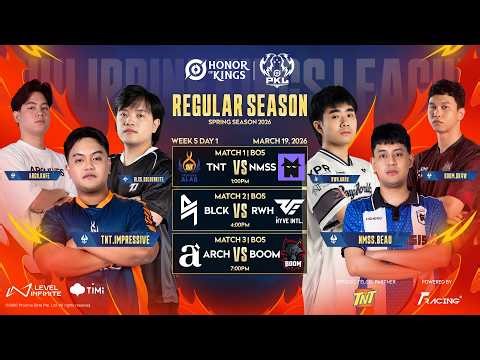 LIVE | PKL Honor of Kings Spring Season 2026 | Regular Season Week 5 - Day 1