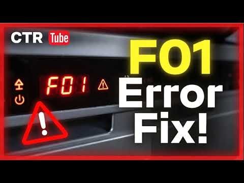 How to Fix Hotpoint Dishwasher F01 Error When the Dishwasher Won’t Start