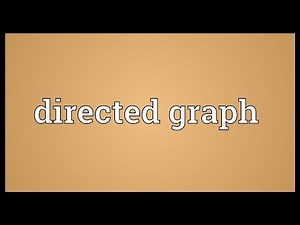 Directed graph Meaning