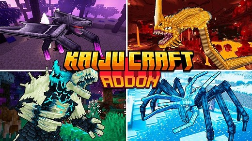 [1.21/授权汉化] 怪兽工艺V4更新介绍 ✦ 泰坦生物 | 新哥斯拉 | 更多BOSS ☭ Kaiju Craft Addon