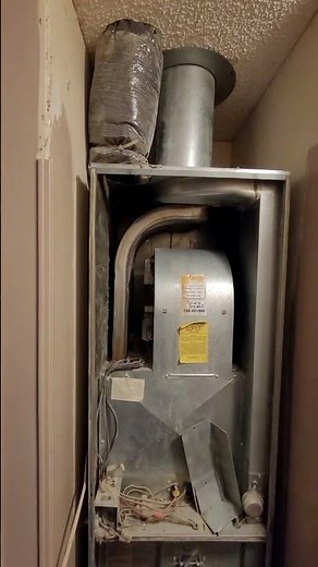 Removing old trailer furnace