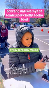 6.6K reactions · 29 shares | Giving our customer some crispy pork belly freebie #tinderangvlogger #foodblogger #foodtrucklife #lumpia #filipinofood | Cecilia Arevalo Bridges | Facebook