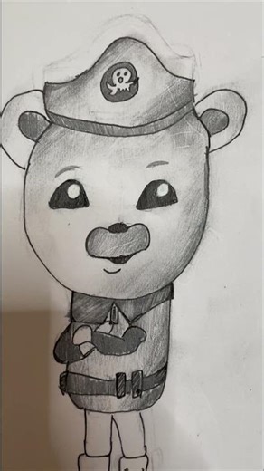 ⁠Request by @Fab_Fourfan Drawing Captain Barnacles from Octonauts #art #octonauts #nostalgia