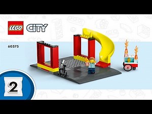 LEGO instructions - City - Fire - 60375 - Fire Station and Fire Engine (Book 2)