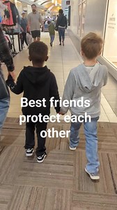 Best friends protect each other. Even as kids we know this and these two hold hands to protect from stranger danger they say♥️! Share this to show love to your best friend and let them know you care. Life is short❤️ #foryou #fyp #viral #bestfriendsforever #bestbuds #loveeachother #familyfriendly | April French