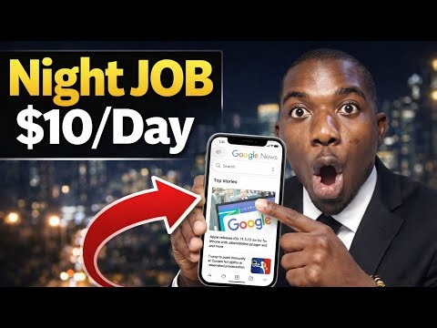 Online Job That Paid me $10 to Work at Night from Home (Proof) How to get Started?