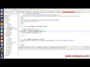Tutorial - 18 - JSTL (Optimiser le système d'authentification)