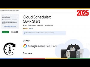 Cloud Scheduler: Qwik Start | GSP401
