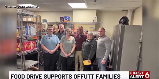 Sarpy County community comes together to fill shelves at Offutt Air Force Base food pantry