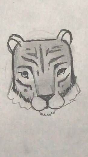 Cómo dibujar un tigre paso a paso de forma súper fácil