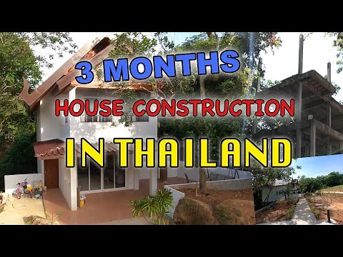 Building a House in Thailand (guest house construction from start to finish)