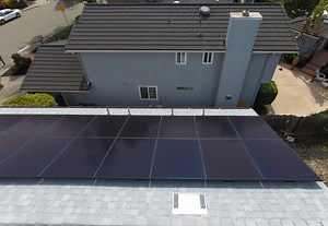 Installing on Pitched Roof - Comp Shingle