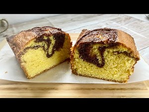Homemade Vanilla Chocolate Swirl Cake | Easy Recipe
