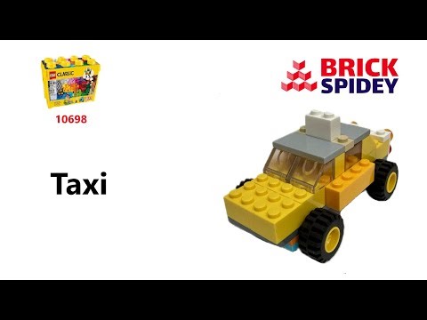 Lego 10698 How to build a Taxi 택시 using Lego Classic 10698
