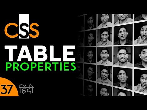 CSS Table Properties | Vertical Align | Caption Side | Empty Cells | Table Layout in CSS - 37