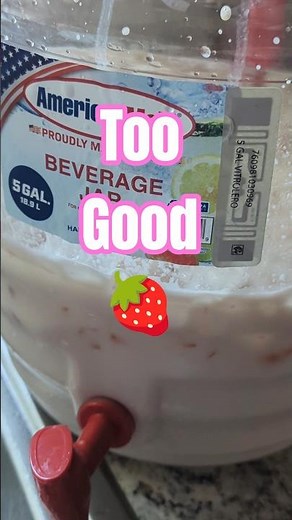 Homemade Strawberry Cream Agua Fresca
