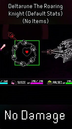 The Knight Is TOO POWERFUL! #deltarune #deltarunechapter3 #undertale #tobyfox #nodamage