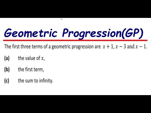 Geometric Progression Made Easy | Step-by-Step