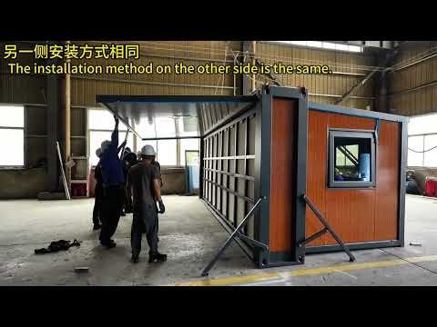 How to Install a 40ft Expandable Container House? | KuboPrefab F700 Tutorial