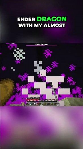Minecraft Bow Teleports You! Ender Dragon Slayer!