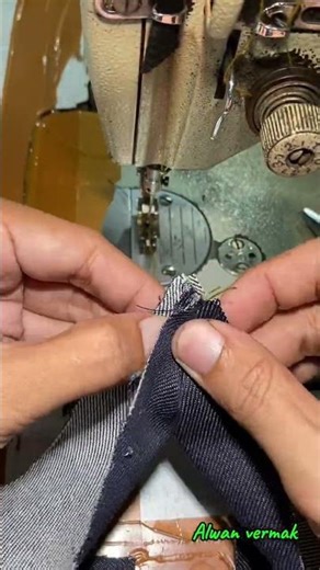 Sewing tricks and types of triangle collar stitches #sewing