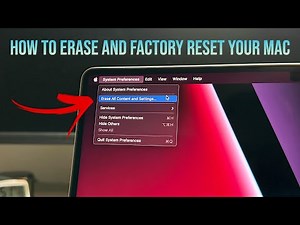 How to Erase and Factory Reset your M1/M2 Silicon Mac!
