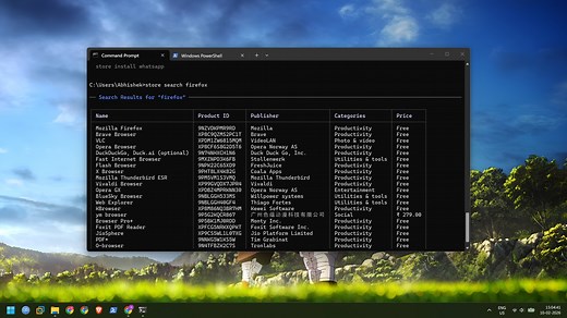 I tested Windows 11's secret "Store CLI" that lets you manage Microsoft Store apps via Terminal