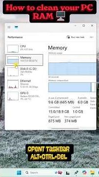 Stop PC Lag! 🚀 Clear Your RAM Without Restarting#ytshorts #windows #computerhardware #tech