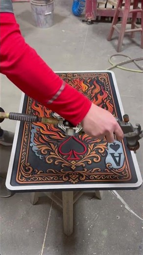 Wood Art Wall Signage In Nebraska Cornbread Custom Signs in Omaha #woodart #art #woodscraft #skull