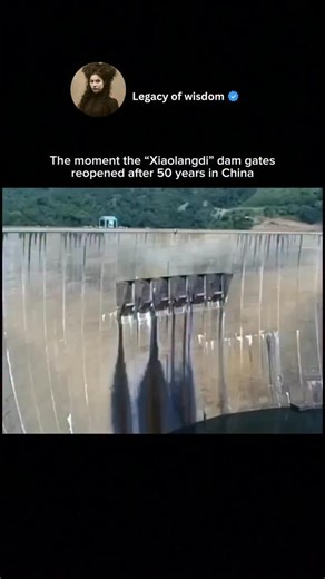 Legacy of wisdom on Instagram: "The Xiaolangdi Dam carries out annual sediment-flushing operations to manage the Yellow River’s heavy silt load. During these controlled releases, large volumes of water are discharged to scour and transport accumulated sediment downstream, helping maintain reservoir capacity and reduce flood risk while supporting downstream river health. Since the dam was completed in 2000, references to “50 years” of sediment flushing are incorrect or exaggerated. While sediment