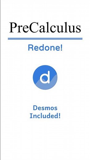 Intro - PreCalculus Redone! #maths #education #PreCalculus #algebra
