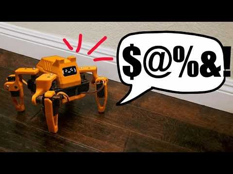 I Gave my Tiny Walking Robot AI, and Now He Hates Me