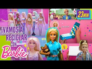 ¡TUTORIALES E IDEAS FÁCILES PARA RECICLAR CON BARBIE! 🌸🌈🌎 | Barbie En Español Latino