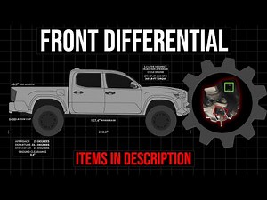 How to Replace Front Differential Fluid Tacoma 3rd Gen
