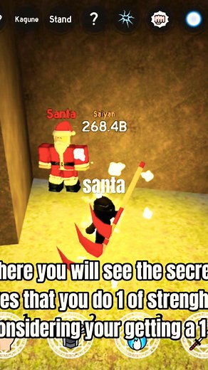Where to find the secret Santa in anime fighting simulator endless #animefightingsimulatorendless