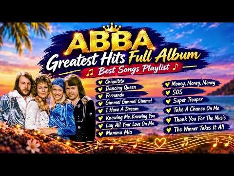 ABBA Gold Greatest Hits 💛 Full Album Nonstop | Best ABBA Songs Playlist