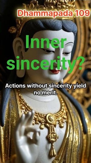 Dhammapada 109(A Word a Day)#Wisdom #BuddhistTeachings #Practice #MindTraining #SmallChanges