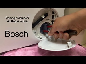 How to Open Bosch Washing Machine Bottom Cover & Clean Pump Filter (Easy Fix)