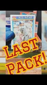 Last Pack! 1991 Topps Major League Baseball Cards!