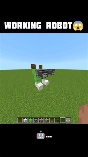 Minecraft easy working robot 🤖 #minecraft #minecraftshorts #gaming