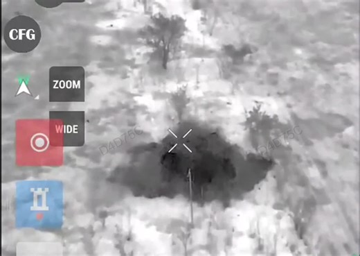 FLIR Cam Drone Strikes Rock Russian Infantry Overnight