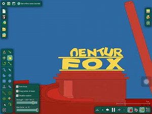 20th Century Fox Destroyed 1981 v2 | Gavin #20thcenturyfox #logos #algodoo