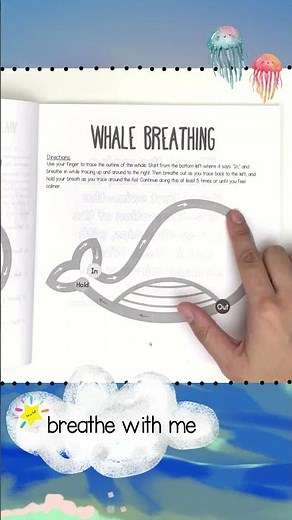 Whale Breathing Technique For Kids | Ocean Mindfulness Exercise For Calm #calmtime