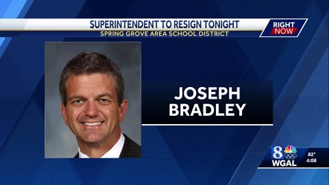 Spring Grove superintendent Joseph Bradley to resign post-DUI arrest
