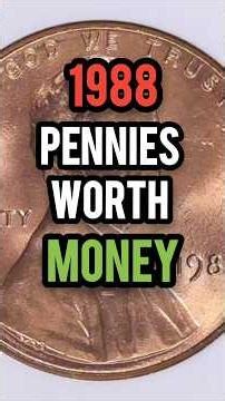 RARE 1988 Penny Values 👉Star Note Lookup: https://varietyerrors.com/star-note-lookup-and-data/ #fyp