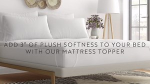 Luxury Pillow Top Mattress Topper Pad Ultra Plush Quilted for Queen Size Beds by Comfort Canopy