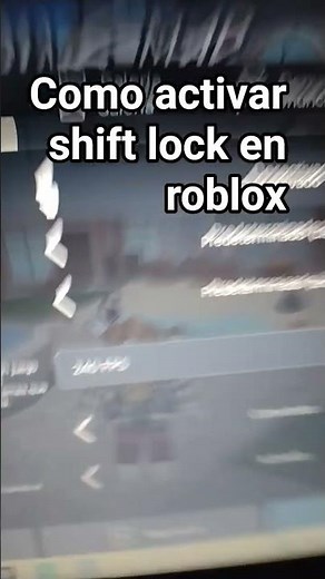 Como activar shift lock en roblox #roblox #mm2 #shiftlock #toturial
