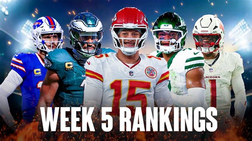 Fantasy Football Quarterback Rankings: Week 5