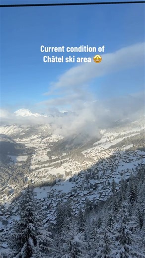 Début de janvier basique à Châtel 🤌 #fyp #ski #winter #skitrip #snow